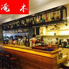 Подставка для вина 淹木红酒架吊挂架高脚杯架吧台酒架酒柜挂酒杯架倒挂酒杯架悬挂杯