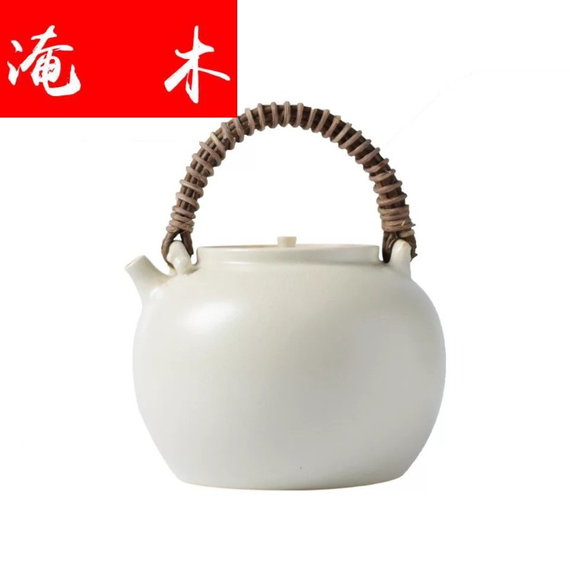 Submerged wood jingdezhen ceramic kung fu tea set simple electric cooking pot pot electricity TaoLu soda the plants