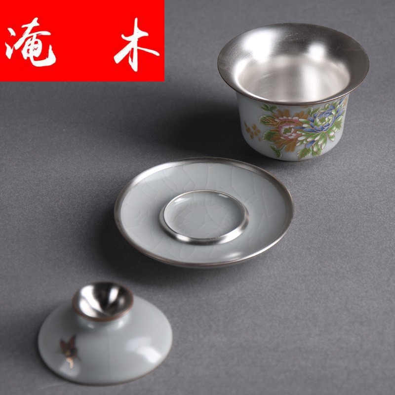 Submerged wood sterling silver 99 manual coppering. As grilled silver tureen ceramic three silver bowl with kung fu tea tea for worship