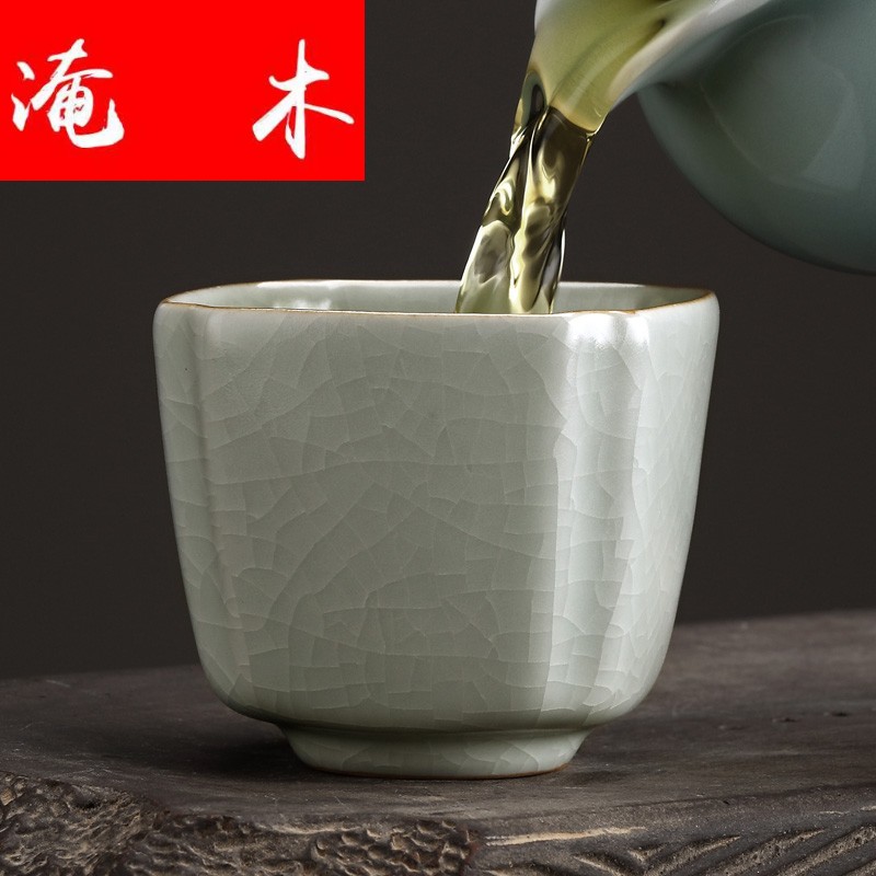 Submerged wood FengZi household your up single CPU kung fu tea set sample tea cup individual cup single master cup ceramic tea cups