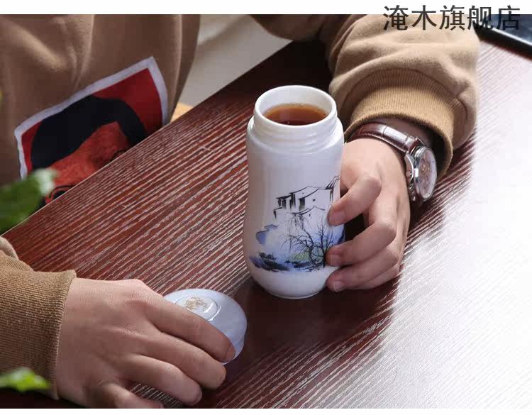  Керамический термос для домашнего использования, чай Пуэр, портативная чайная чашка для путешествий, подарок на день рождения 