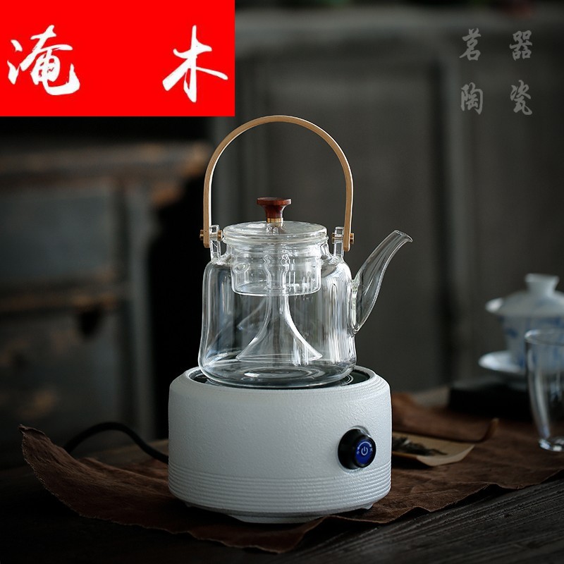 Submerged wood electric TaoLu glass cooking pot hot black tea scented tea pu 'er tea tea stove electricity make tea with tea ware household