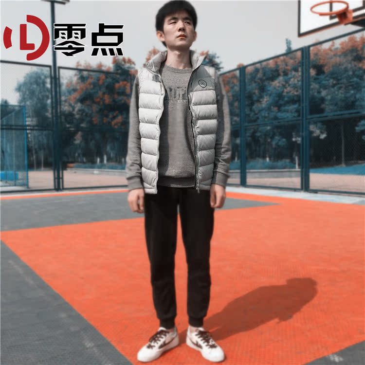 Li Ning nam 2018 mùa đông mới bóng rổ Wade 90% ngỗng xuống cổ áo ấm xuống áo thể thao AMRN033 áo phông thể thao nam