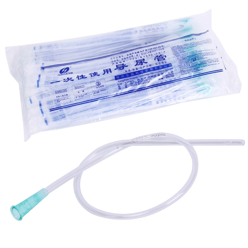 Huayue Одноразовая уретра ПВХ прерывистое использование одиночного кавитии без баллонного медицинского стерильного мужского мочевистника женщин