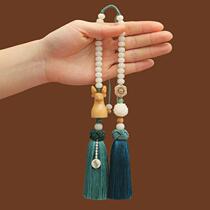 Car pendant 2021 New one deer safe net red high-grade atmosphere personality creative car goddess safe