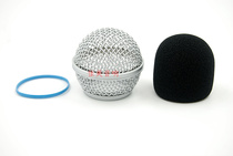 Wired wireless handheld microphone PGX2 SLX4 BETA58A microphone electroplated matte mesh head cover accessories