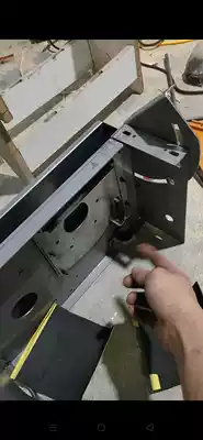 Dust-free chainsaw modification case seriously only the housing lifting miter function, single saw casing with mounting screws