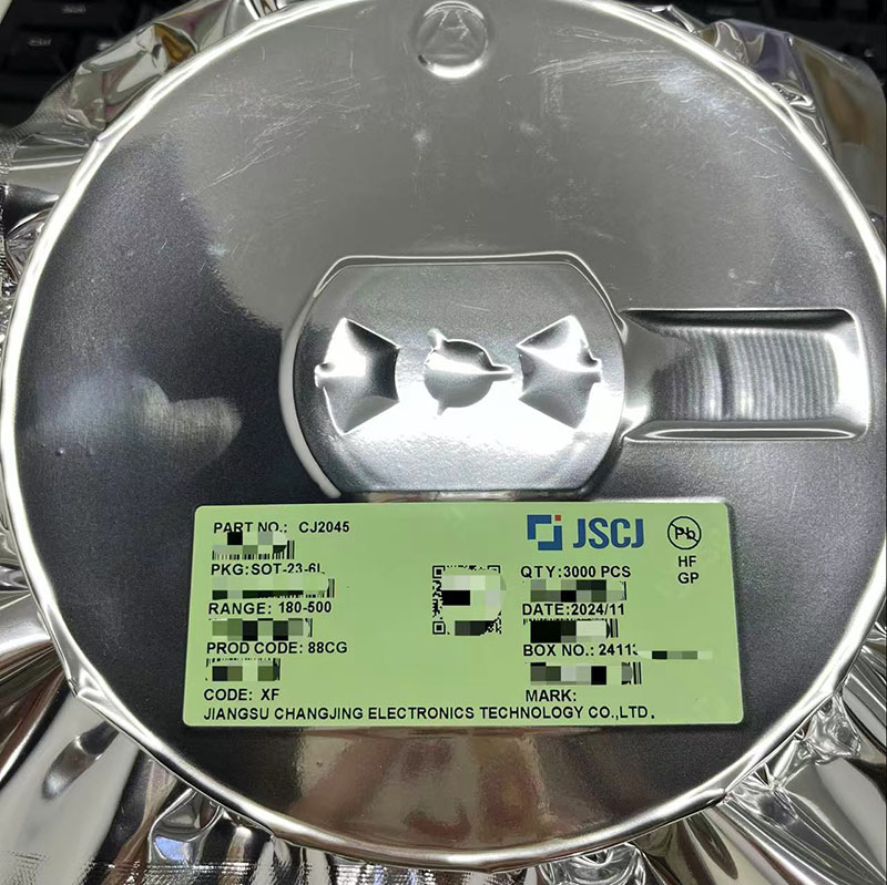 CJ2045 SOT-23-6LトランジスタNPN+PNP三極管1.5A / 30VオリジナルスポットChangdian