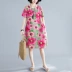Váy cotton và vải lanh nữ 2019 mới mùa hè đầm giản dị Thịt Tây Tạng lỏng lẻo đắt tiền - Sản phẩm HOT đầm jean Sản phẩm HOT