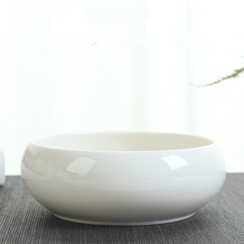 Large ceramic tea home for wash cup blue - and - white ware washing dishes violet arenaceous tea accessories trumpet writing brush washer
