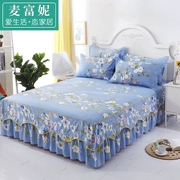 Hot giường váy ngủ giường váy Li một mảnh nệm cover một mảnh khăn trải giường trượt m giường 1.5m1.8