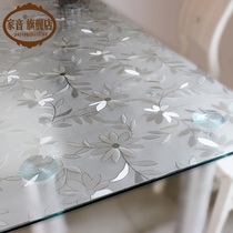 High quality anti-scalding Desktop Window mat waterproof Crystal pvc thick tablecloth soft glass dining tablecloth transparent glue