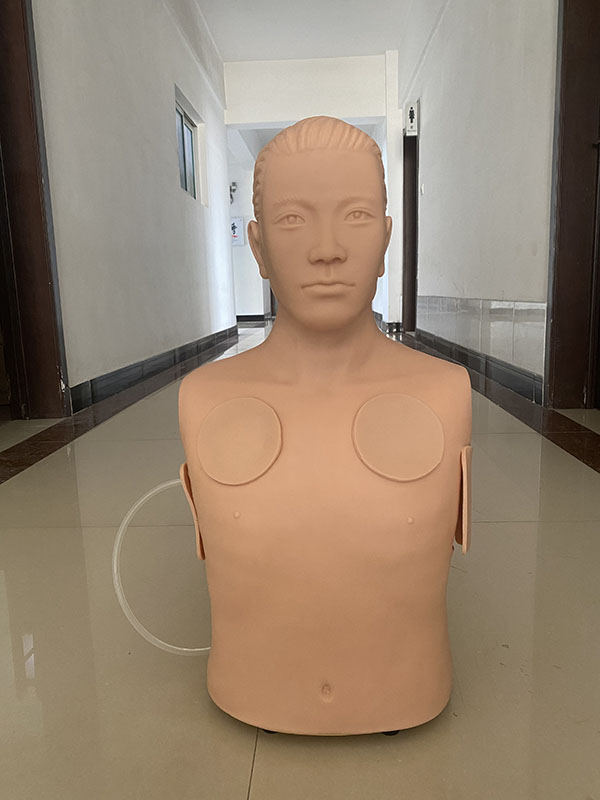 胸腔穿刺模型 胸腔穿刺模拟人 胸腔闭式引流术操作模型  医用教学