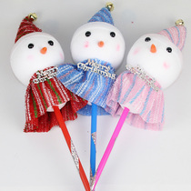 Christmas Decorations Children Shine Snowman Sticks Kindergarten School Christmas Event Scenes Placement Gift Sticks