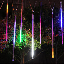 Christmas decorations meteor shower light bulbs Outdoor waterproof decoration festive outdoor festoons Lights Flashing Lights 7 Lottery