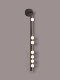 Designer Decorative Minimalist Style Glass Hotel Clubhouse Villa Living Room Background Wall Bedroom Bedside Long Wall Lamp Spotlight