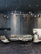 Italian Modern Minimalist Style Molecular Bedroom Creative and Unique Dining Room Atmospheric Living Room Long Dining Table Magic Bean Chandelier