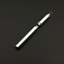 Stainless steel toothpick barrel portable portable aluminum alloy toothpick barrel small storage box outdoor travel waterproof sealed warehouse