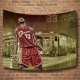 NBA LeBron James Nền vải Hiệp sĩ Hoàng đế nhỏ Poster Nhà vô địch Lakers Zhan Huang Hang LBJ Tapestry thảm trang trí