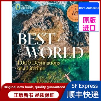 [Original Imported New Foreign Language Book] in Stock F9Best of the World: 1,000 Destinations of a Lifetime [9781426222368]National Geographic Publishing House9
