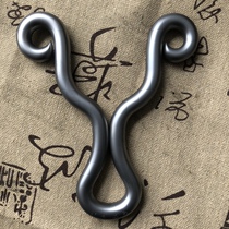 Non-polar slingshot line Cloud flowing water titanium alloy Numerical control thermal bending traditional slingshot 9-7 gradient horseshoe buckle version