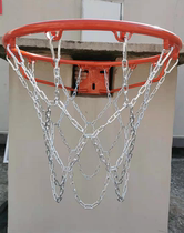 Metal basketball net basket ring wearing network wire iron chain basketball frame net 12 buckle iron mesh rope mesh 13 buckle stainless steel basketball net