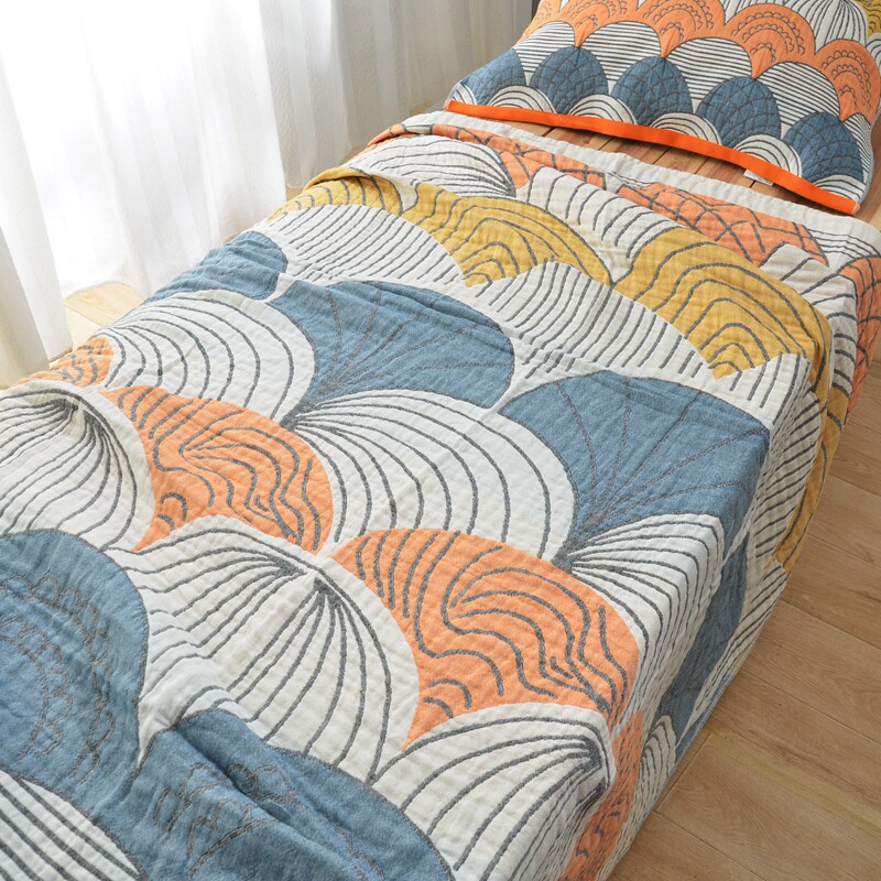 Cotton gauze towel is super soft washed cotton towel pure cotton summer thin air-conditioning quilt single and double personality summer cool quilt