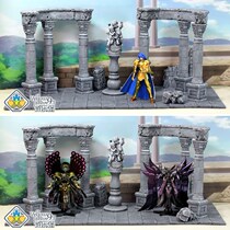 Saint Seiya Myth Resin EX Gold Dead Sleeping God Ash Sanctuary sculpture scene spot