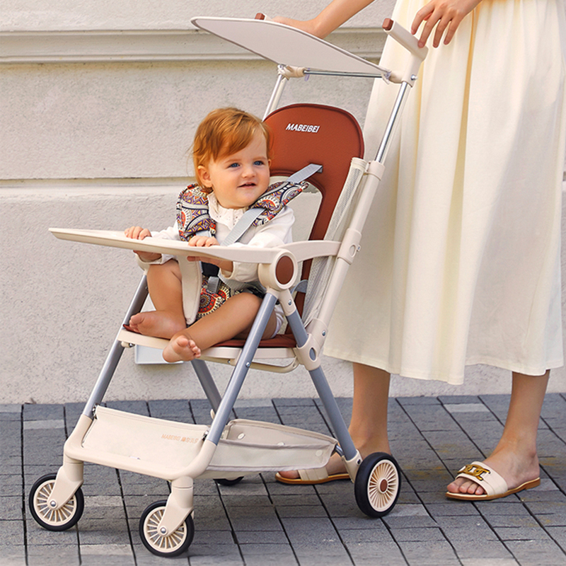 Molbebe Lightweight Stroller, Portable Pocket Stroller, Can Sit and Lie Down, Foldable Stroller, Children's Stroller