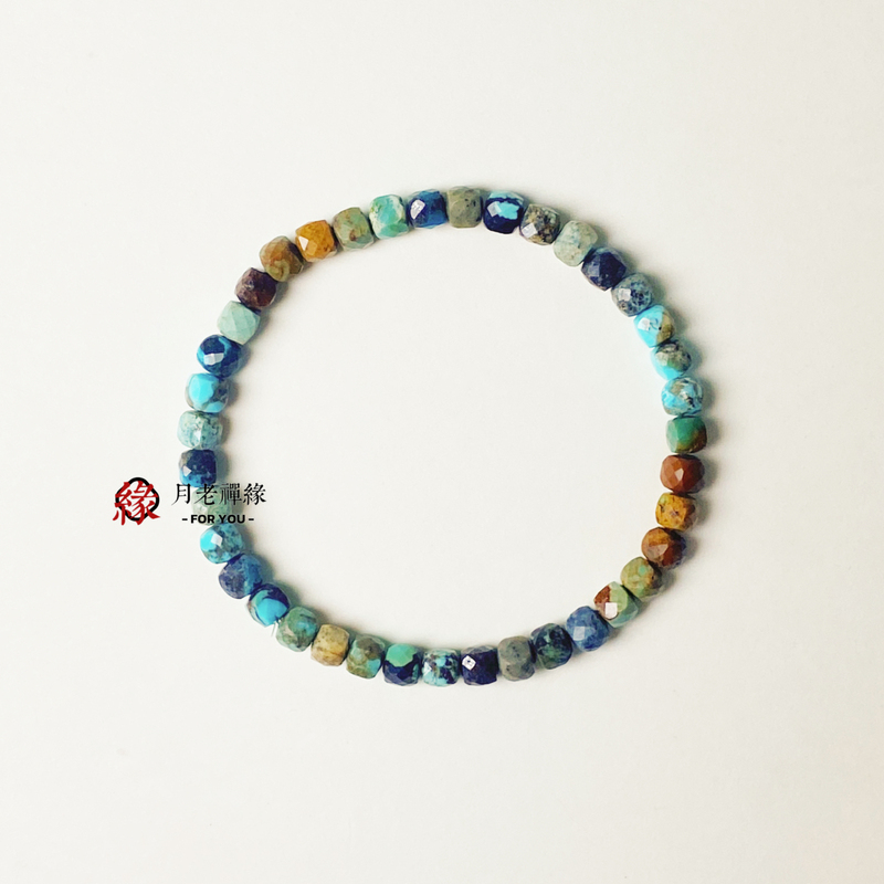 Niche Design'Mist' Natural Turquoise Good Luck Bracelet for Men and Women, Couple Bracelets, Birthday Gift