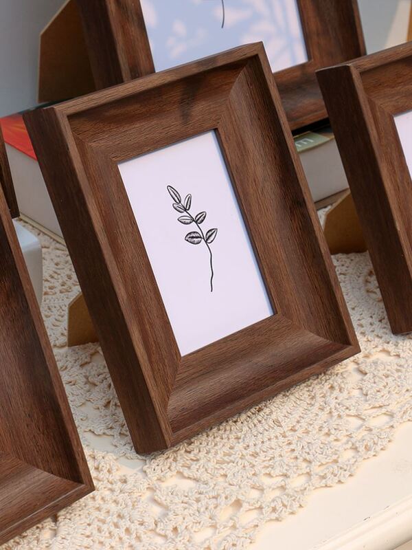 Nordic Simple Wooden Photo Frame Square Picture Frames Photo Frame