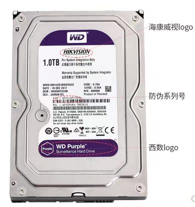 Sea Convisees Channel Monitoring Hard Disc 1T WD Western Digital WD10PURX 1TB Monitoring Private