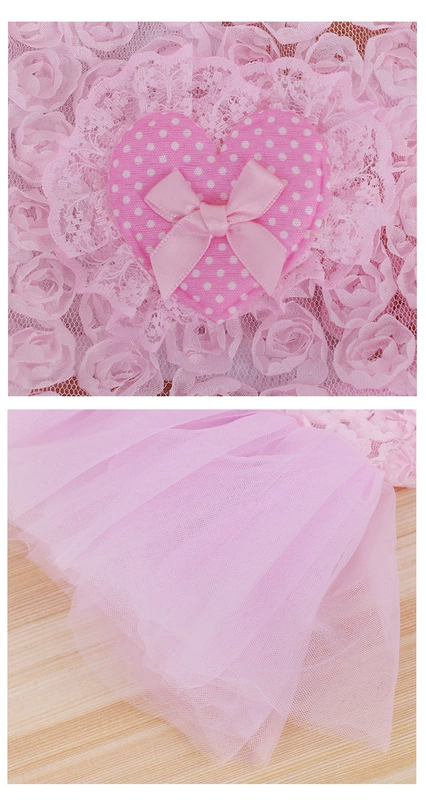 Mùa xuân mới giấc mơ công chúa gạc váy pettiskirt thú cưng Teddy VIP cung cấp trang phục chó mèo - Quần áo & phụ kiện thú cưng áo khoác cho chó