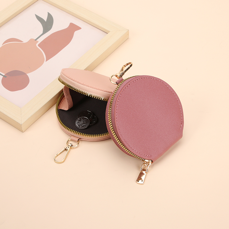 Baosini 2025 New Korean and Japanese Style Fresh Women's Zipper Coin Purse Portable Mini Earphone Bag Key Storage