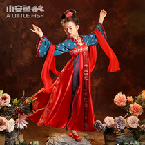 Han clothing girl temperament elegant and noble original Chinese style ancient Chinese style style Chinese style style fantastic dress super fairy and fugitive dress spring