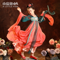Han dress girls noble temperament elegant ancient Chinese wind and tape dress super fairy dress spring dress original
