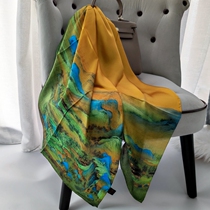 Hangzhou Silk New Silk Scarf National Wind Real Silk Scarves Woman Gifts Mother Shawl 106cm Large Square Towels silk