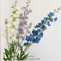Simulation delphinium high-grade realistic home soft decoration model room decoration floral living room table flower combination diy