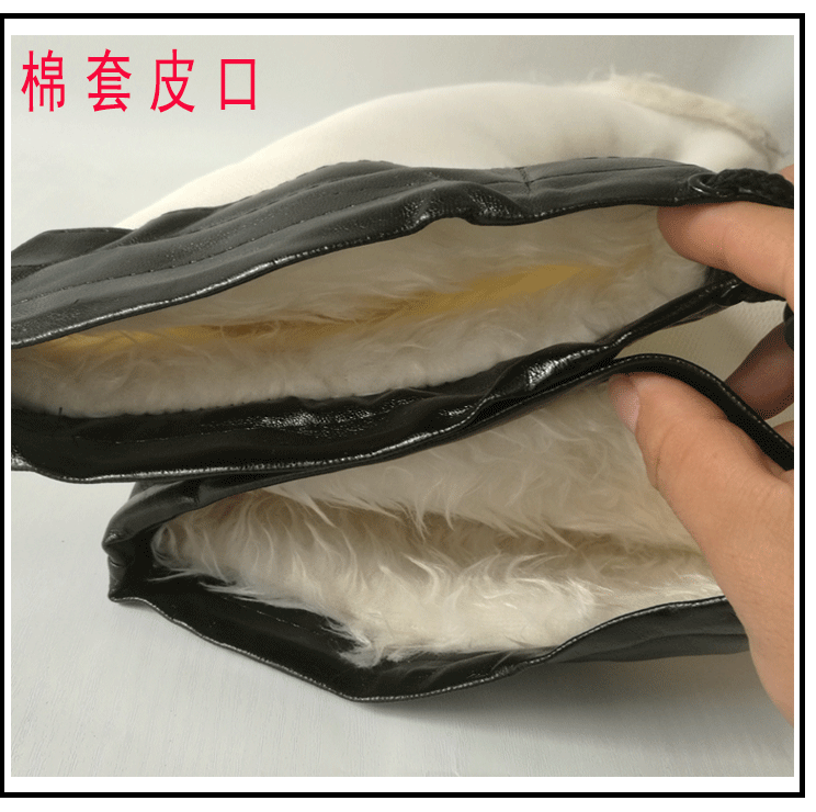 Giày mưa mùa đông Giày đi mưa nước Giày cao su cotton ấm và cộng với lớp lót bông bên trong nam và nữ trong ống cao dành cho người lớn giày chống nước
