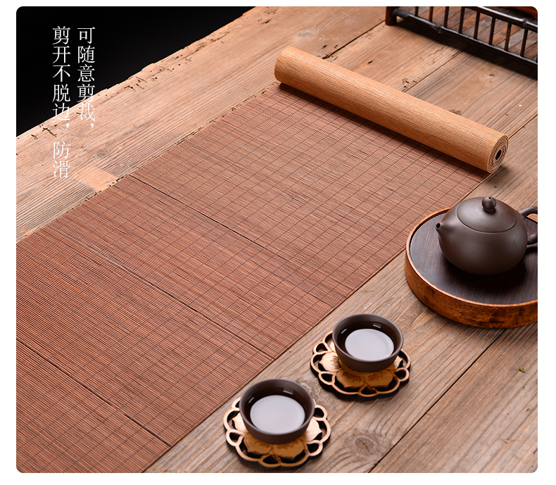 Tea accessories cloth mat mat table flag Tea Tea cloth household cloth banner zen Tea kettle as table mat