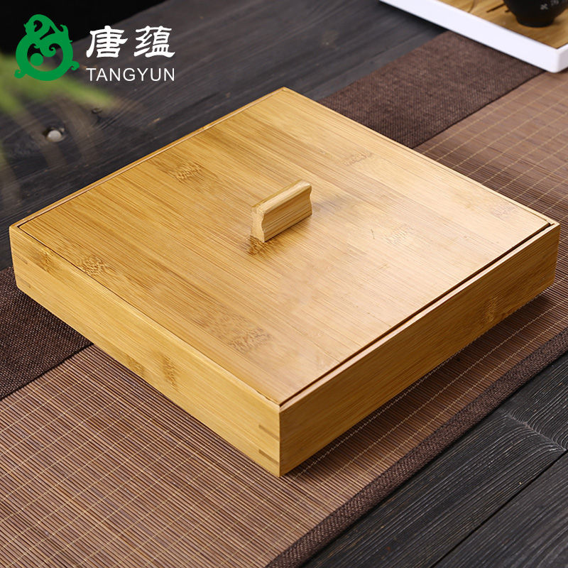 Pu 'er tea box wood kung fu tea tea tea tray bamboo opener ChaZhen tea tray caddy fixings tea set spare parts