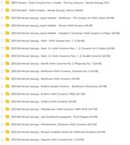 Szeryng Xie Lin classical music 62CD HiRes lossless FLAC fever audition disc part of the non-high bit rate