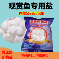 Aquarium fish tank salt special salt sterilization koi goldfish salt special cold water disinfection ball salt large grain salt for salt