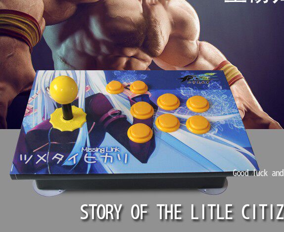 Arcade Joystick 97 ຕໍ່ສູ້ກັບ Double Three Kingdoms ການຕໍ່ສູ້ Street Fighter USB ຄອມພິວເຕີເກມຄວບຄຸມອຸປະກອນເສີມຟຣີ