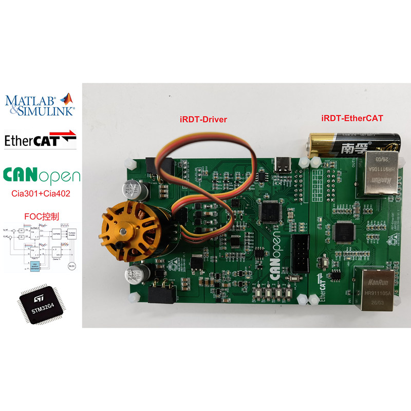 Foc Development Board + Simulink Code Generation + Canopen + Ethercat Multi-Axis Control Foc Development Board + Simulink Code Generation + Canopen + Ethercat Multi-Axis Control