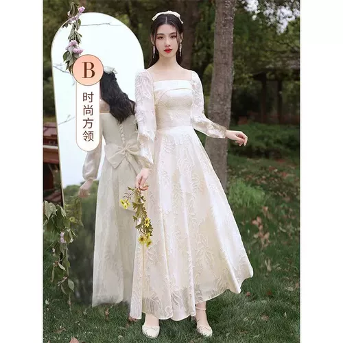 Длинное платье подружки невесты, юбка, вечернее платье, коллекция 2023, цвета шампанского, по фигуре, для подружки невесты