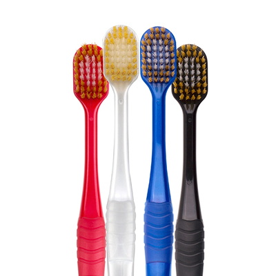 惠百施情侣牙刷日本进口48孔软毛宽大头4支