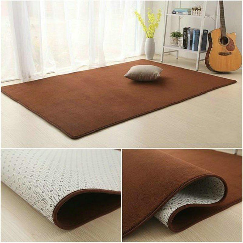 Crawling non-slip washed Living room Dining Room Tea Table Carpet Bedroom Bed Summer Full Laid Children Dance Mat Bodybuilding Aerobaque Style