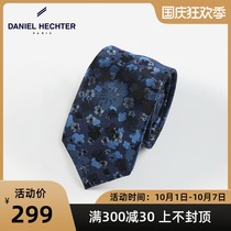 DANIEL HECHTER men Business blue wild dress groom wedding tie