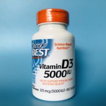 vitamin D3 doctors best vitamin D3 VD 5000IU 180 capsules